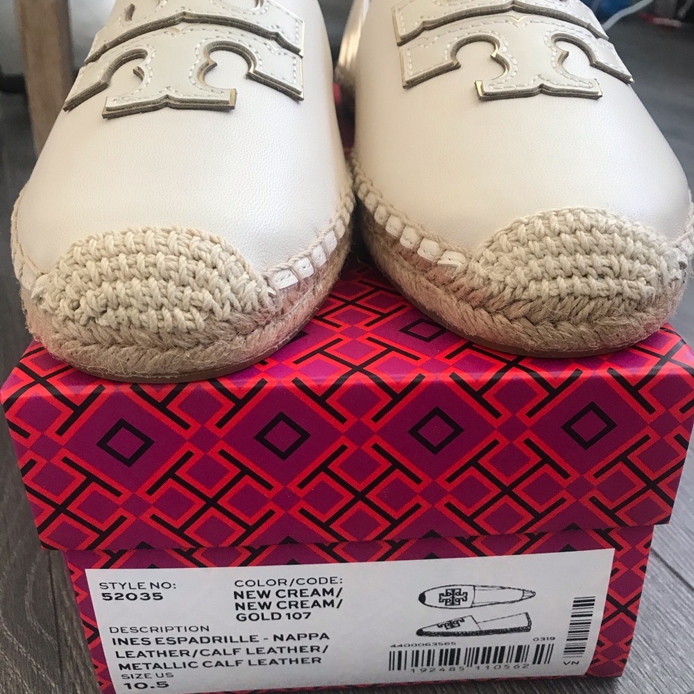 Tory Burch New cream gold espadrille - Picture 13 of 16